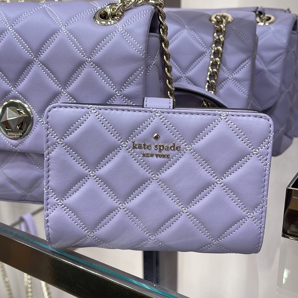 Kate Spade Natalia Medium Compact Bifold Wallet
Lilac Frost